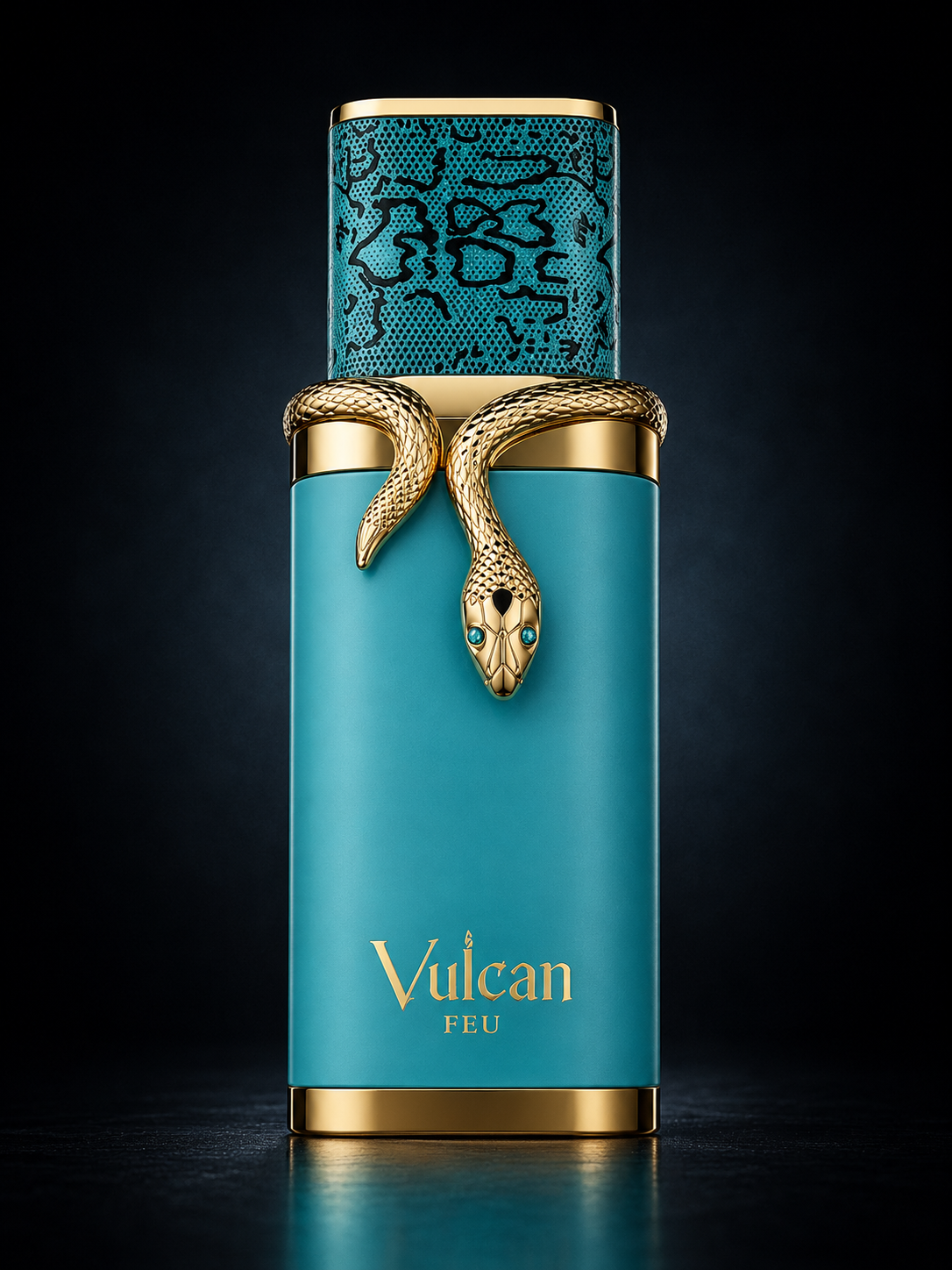 Frasco do perfume Vulcan Feu de French Avenue