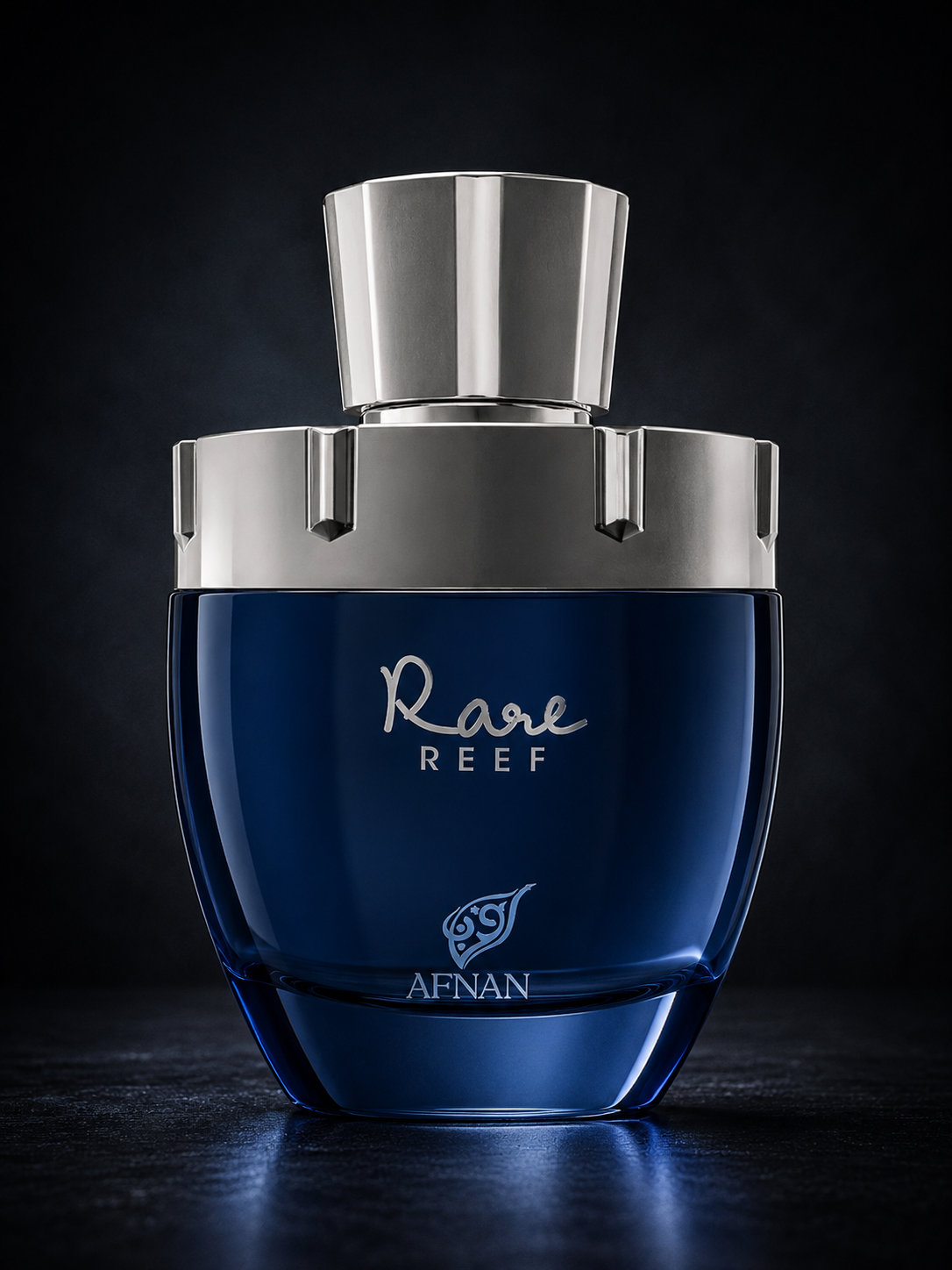 Frasco do perfume Rare Reef de Afnan