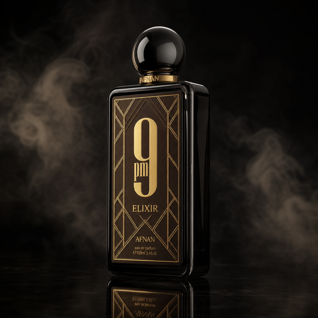 9 PM Elixir — segundo ângulo do frasco